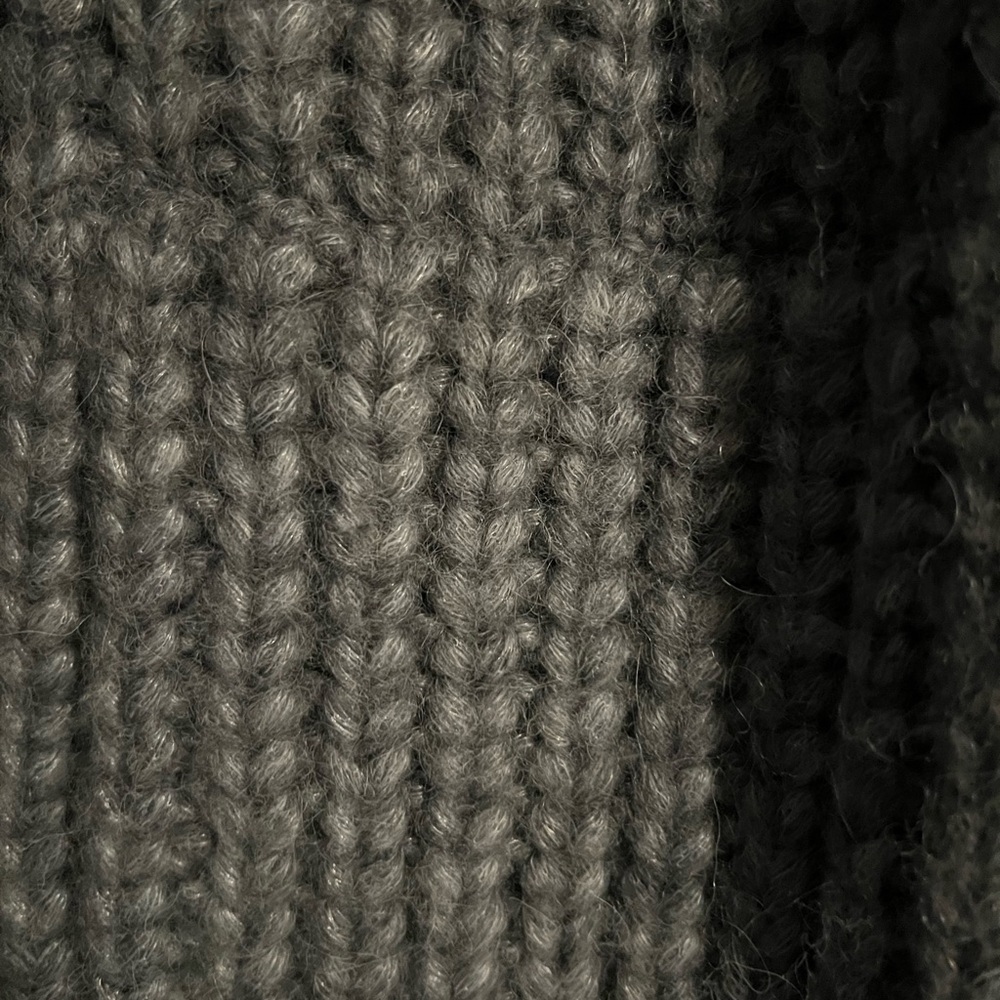Lunya Cozy Gray Knit Cardigan - Picture 3 of 10